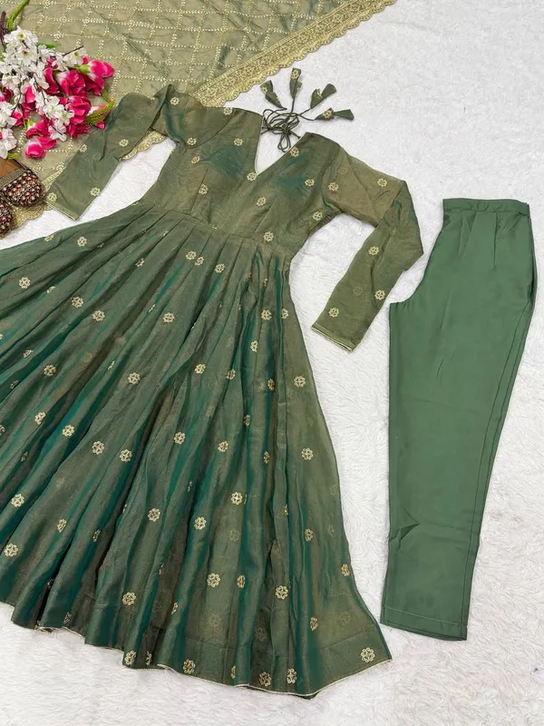 Green_Moss_Fendi_Sequin_Embroidered_Anarkali_Suit_For_Women