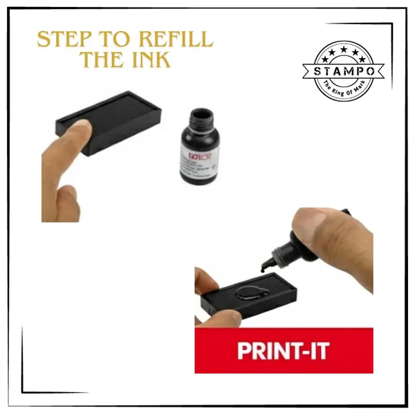Printy_4850_Self-Inking_Dater_Stamp_|_Custom_Text_And_Date_|_Red_Date_And_Blue_Text_|_Refillable_Office_Stamp_|_Rectangle_Design_|_Stamp_Rubber_Stamp,_Seal,_Mohar