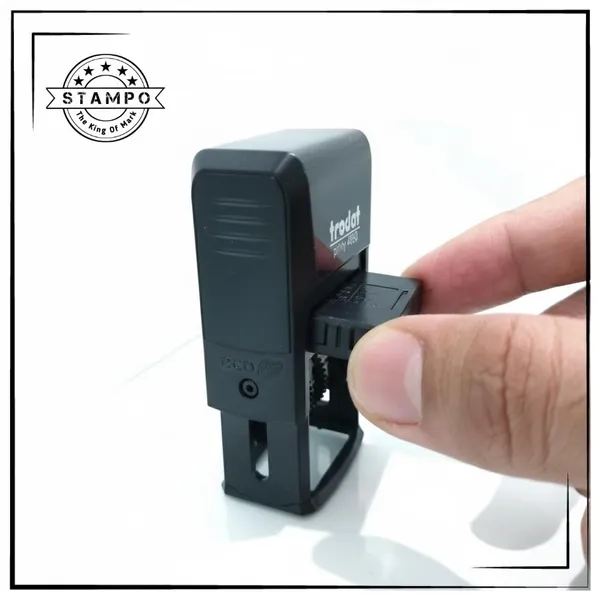 Printy_4850_Self-Inking_Dater_Stamp_|_Custom_Text_And_Date_|_Red_Date_And_Blue_Text_|_Refillable_Office_Stamp_|_Rectangle_Design_|_Stamp_Rubber_Stamp,_Seal,_Mohar