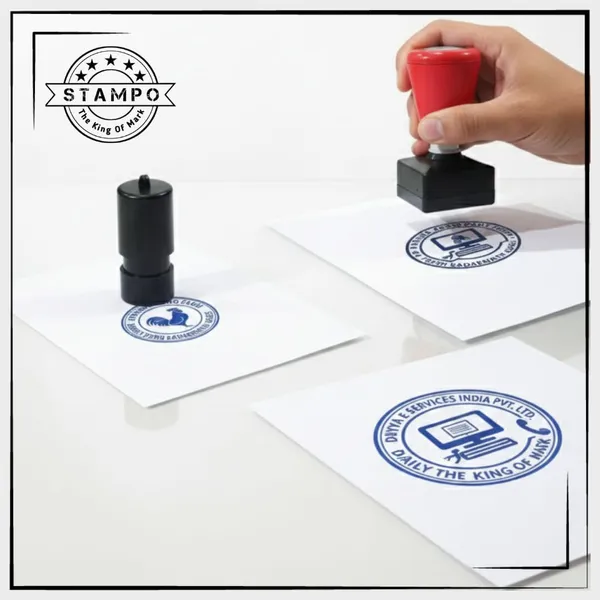 Stampo_Round_Pre-Ink_Custom_Stamp_|_Professional_Stamp_|_Refillable_Oil-Based_Ink_|_Ink_Colors_|_Clear_And_Long-Lasting_Impressions