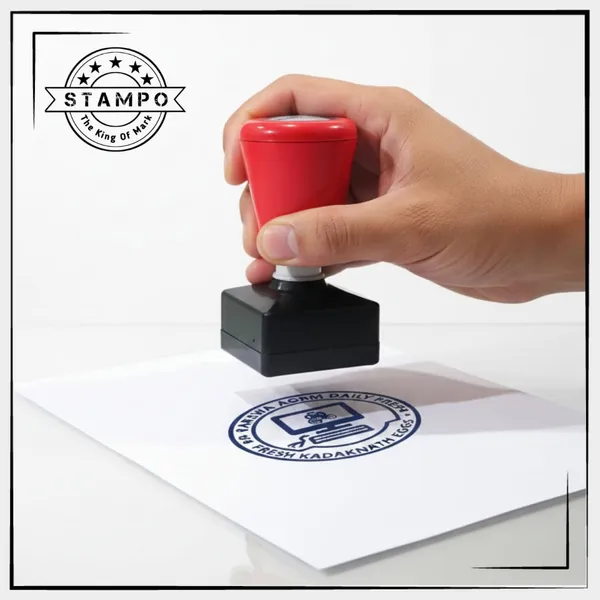 Stampo_Round_Pre-Ink_Custom_Stamp_|_Professional_Stamp_|_Refillable_Oil-Based_Ink_|_Ink_Colors_|_Clear_And_Long-Lasting_Impressions