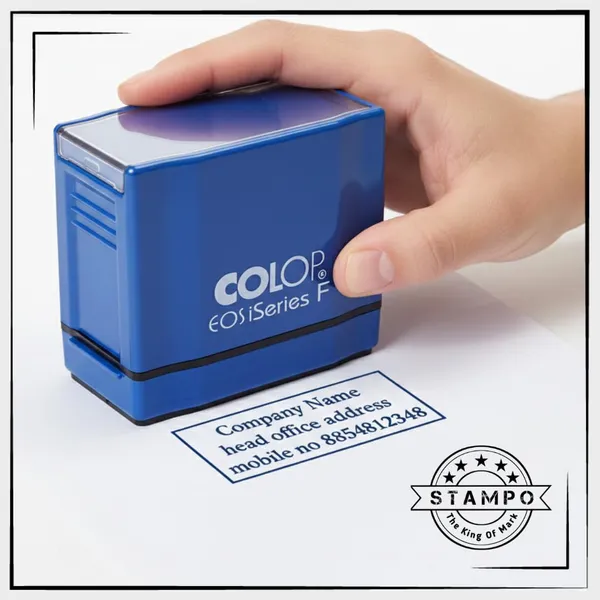 EOS_F_&_A,__Rectangular_Pre-Ink_Stamp_|_Custom_Rectangular_Stamp_|_Up_To_5_Lines_Text_|_Refillable_Oil-Based_Ink_|_Color_Options_|_Office_And_Business_Use
