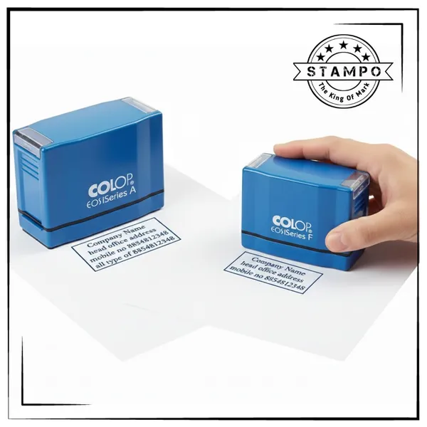 EOS_F_&_A,__Rectangular_Pre-Ink_Stamp_|_Custom_Rectangular_Stamp_|_Up_To_5_Lines_Text_|_Refillable_Oil-Based_Ink_|_Color_Options_|_Office_And_Business_Use
