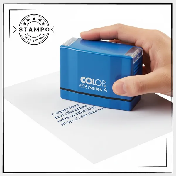 EOS_F_&_A,__Rectangular_Pre-Ink_Stamp_|_Custom_Rectangular_Stamp_|_Up_To_5_Lines_Text_|_Refillable_Oil-Based_Ink_|_Color_Options_|_Office_And_Business_Use