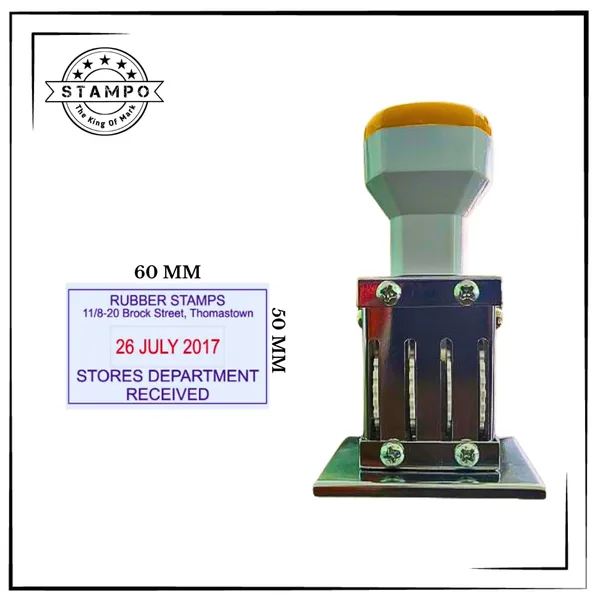 Bank_Dater_Rubber_Stamp_With_Custom_Details_|_Up_To_6_Lines_And_Date_|_Stainless_Steel_Body_|_Manual_Ink_Stamp_|_Office,_Bank_And_Business_Use_|_Stamp_Rubber_Stamp,_Seal,_Mohar