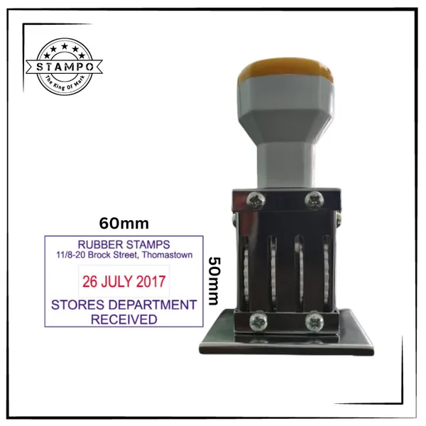 Bank_Dater_Rubber_Stamp_With_Custom_Details_|_Up_To_6_Lines_And_Date_|_Stainless_Steel_Body_|_Manual_Ink_Stamp_|_Office,_Bank_And_Business_Use_|_Stamp_Rubber_Stamp,_Seal,_Mohar