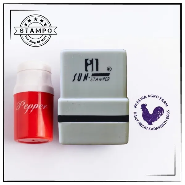 Sun_Stamper_Round_Pre-Ink_Stamp_|_Custom_Round_Stamp_|_Multiple_Sizes_20,30,40_mm_|_Refillable_Oil-Based_Ink_|_5_Color_Options_|_Professional_Office_Stamp