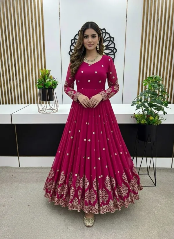 Magenta_Embroidered_Anarkali_Suit_Set_With_Dupatta