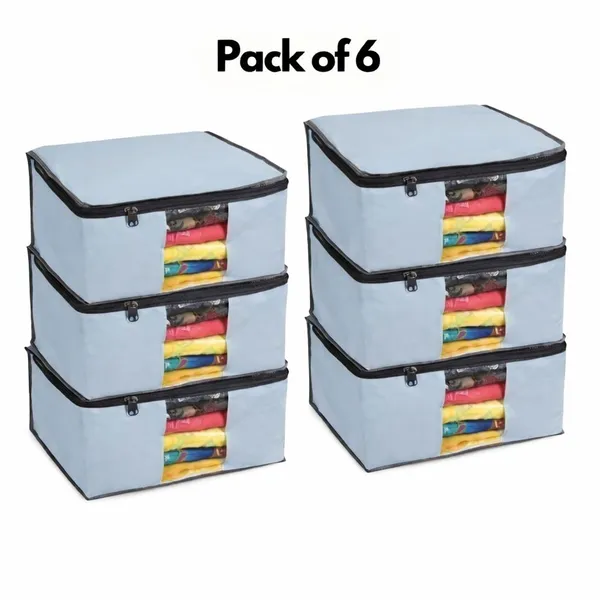 Large_Fabric_Storage_Boxes_With_Clear_Window_And_Zipper_Grey_Pack_Of_6