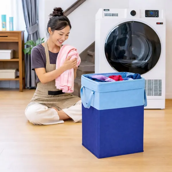 Foldable_Fabric_Laundry_Hamper_With_Lid