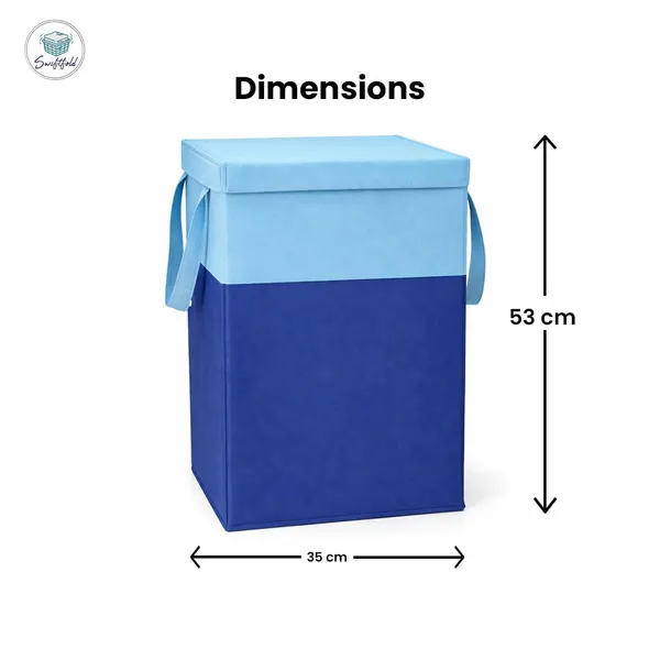 Foldable_Fabric_Laundry_Hamper_With_Lid