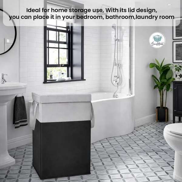 Foldable_Fabric_Laundry_Hamper_With_Lid