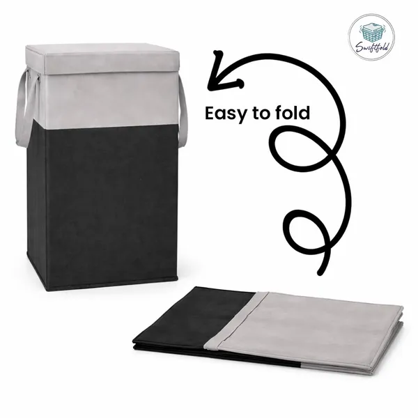 Foldable_Fabric_Laundry_Hamper_With_Lid