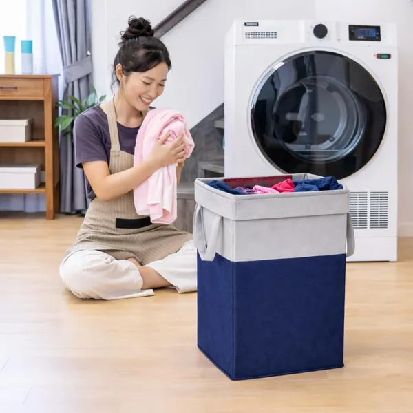 Foldable_Fabric_Laundry_Hamper_With_Lid