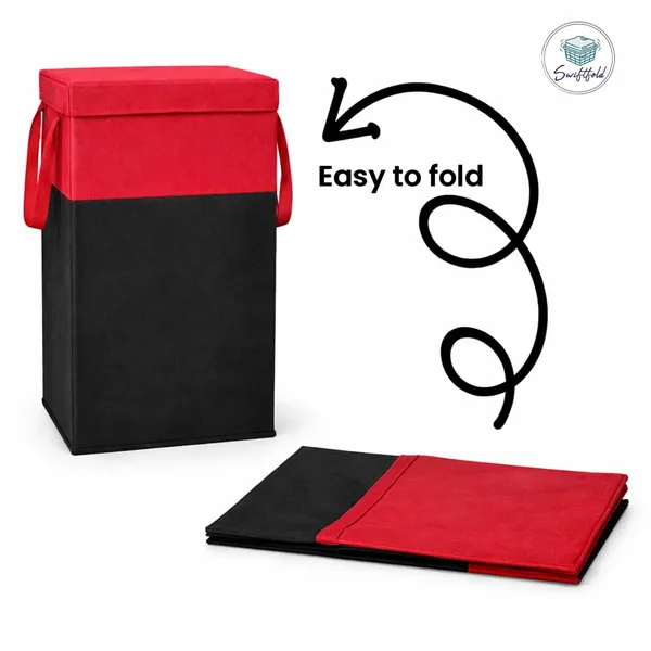 Foldable_Fabric_Laundry_Hamper_With_Lid