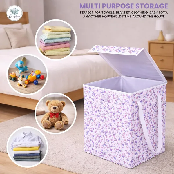 Foldable_Laundry_Basket_With_Lid