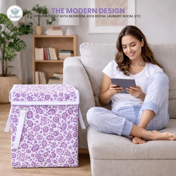 Foldable_Laundry_Basket_With_Lid