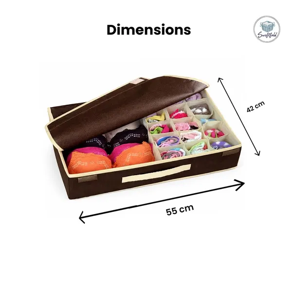 Saree_And_Bra_Storage_Organizer_Box_With_Compartments
