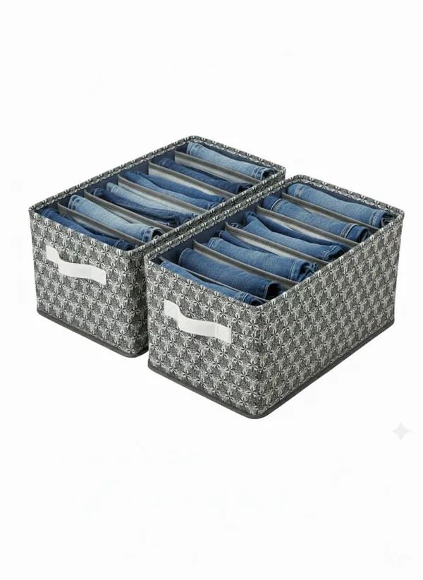 Foldable_Fabric_Storage_Organizer_Bins_With_Dividers_Grey_Geometric_Pattern_Pack_Of_2