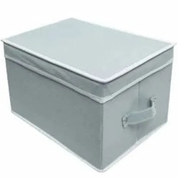 Compact_Metal_Storage_Box_With_Lid_And_Handle_Silver_Grey