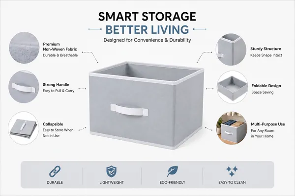 Foldable_Non_Woven_Fabric_Storage_Bins_With_Handles_Grey_Pack_Of_4