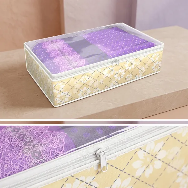 Clear_Storage_Box_With_Transparent_Lid_Quilted_Pattern_Design
