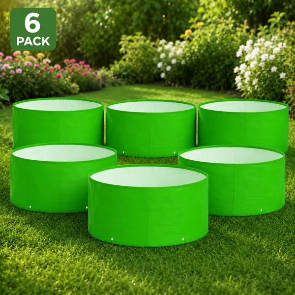 Foldable_Round_Green_Water_Storage_Tank_Multiple_Size_Options_Pack_Of_6