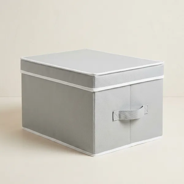 Compact_Metal_Storage_Box_With_Lid_And_Handle_Silver_Grey