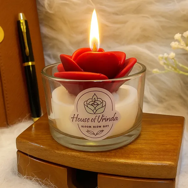 Decorative_Rose_Flower_Candle_In_Glass_Jar