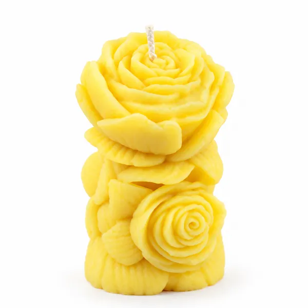 Decorative_Yellow_Rose_Candle_
