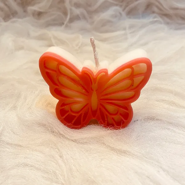 Butterfly_Shaped_Candle_Orange_Gradient_Design_Pack_Of_2