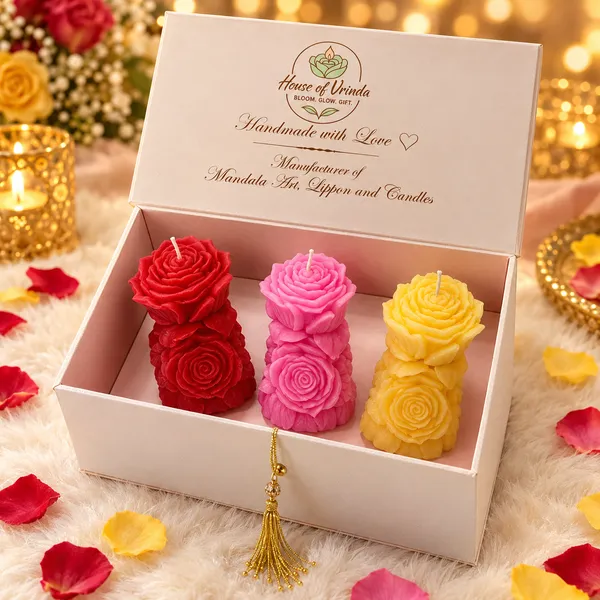 Rose_Candle_Pack_Of_3