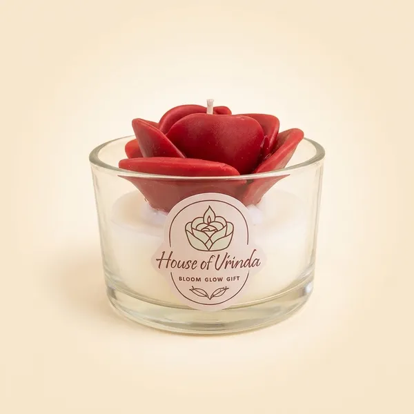 Decorative_Rose_Flower_Candle_In_Glass_Jar