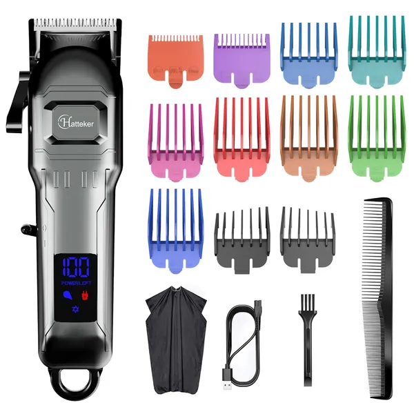 Hatteker_Hair_Clippers_For_Men_Professional_Cordless_Hair_Trimmer_Beard_Trimmer_Rechargeable_Haircut_Grooming_Kit_With_Colorful_Guide_Combs