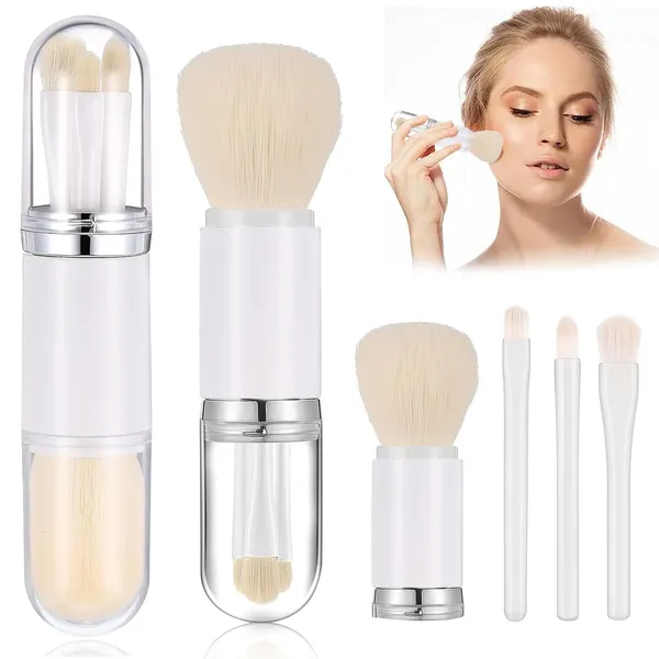 Skinplus_Makeup_Brush_Set_4_In_1_Portable_Travel_Blending_Powder_Foundation_Brush_Lip_Brush_Highlight_Brush_Eyeshadow_Brush_Retractable_Mini_Facial_Cosmetic_Brush_Kit_White