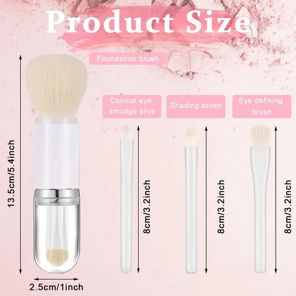 Skinplus_Makeup_Brush_Set_4_In_1_Portable_Travel_Blending_Powder_Foundation_Brush_Lip_Brush_Highlight_Brush_Eyeshadow_Brush_Retractable_Mini_Facial_Cosmetic_Brush_Kit_White