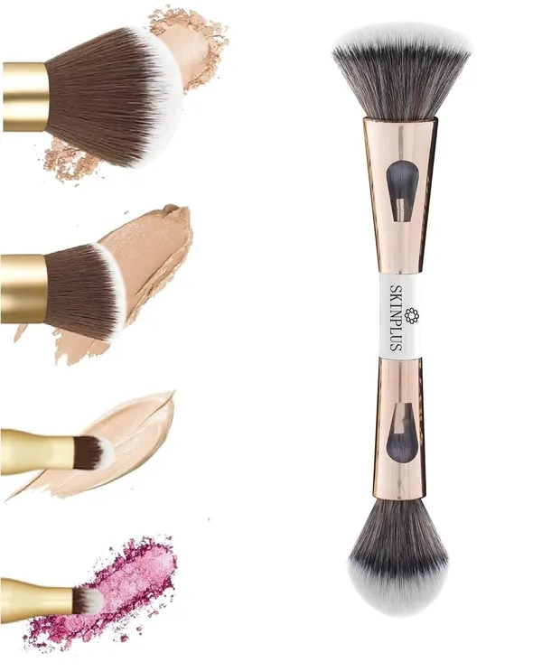 Skinplus_4_In_1_Travel_Brush_With_Foundation_Powder_Eyeshadow_Blending_Brush_Soft_Bristles_Makeup_Brushes_Set_For_Women