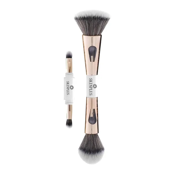Skinplus_4_In_1_Travel_Brush_With_Foundation_Powder_Eyeshadow_Blending_Brush_Soft_Bristles_Makeup_Brushes_Set_For_Women