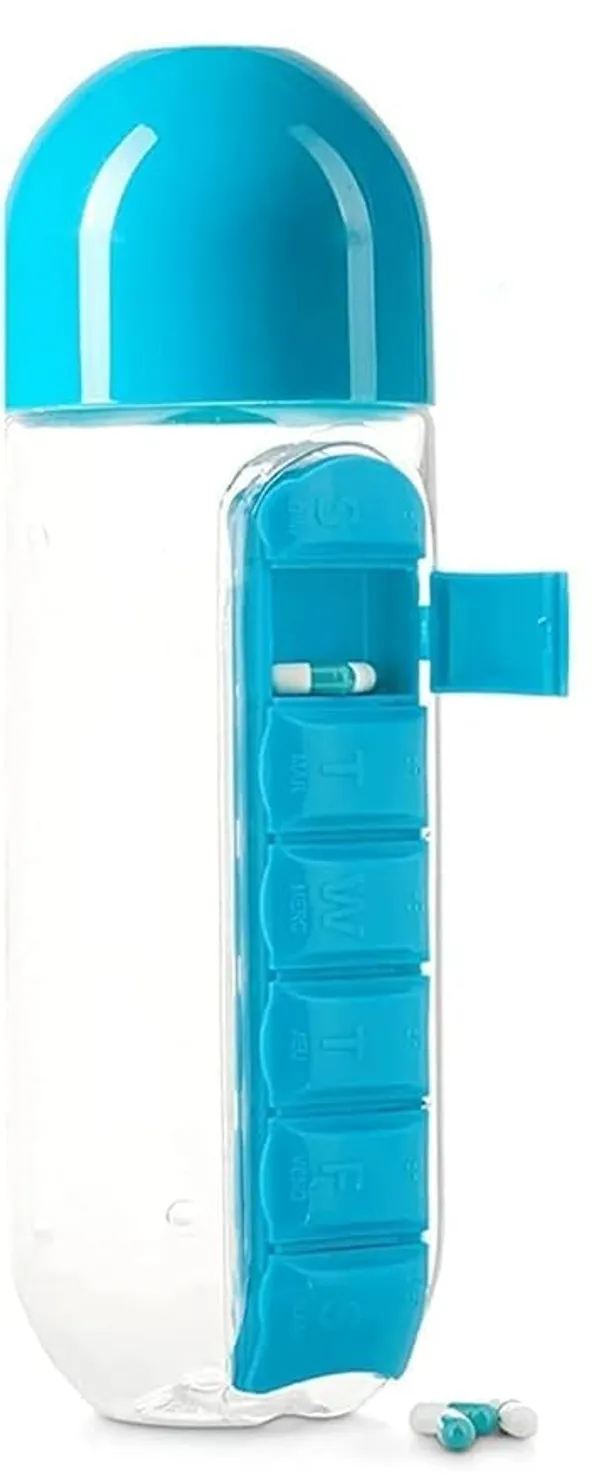 Skinplus_Polycarbonate_Water_Bottle_Portable_Pill_Insertion_Organizer_Water_Bottle_With_Built_In_Daily_Vitamin_Holder_Supplement_Organizer_Case_Multicolored_600_Ml
