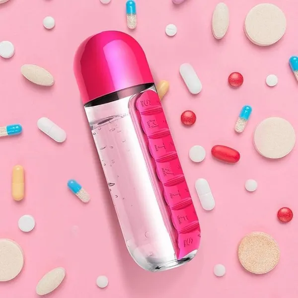 Skinplus_Polycarbonate_Water_Bottle_Portable_Pill_Insertion_Organizer_Water_Bottle_With_Built_In_Daily_Vitamin_Holder_Supplement_Organizer_Case_Multicolored_600_Ml
