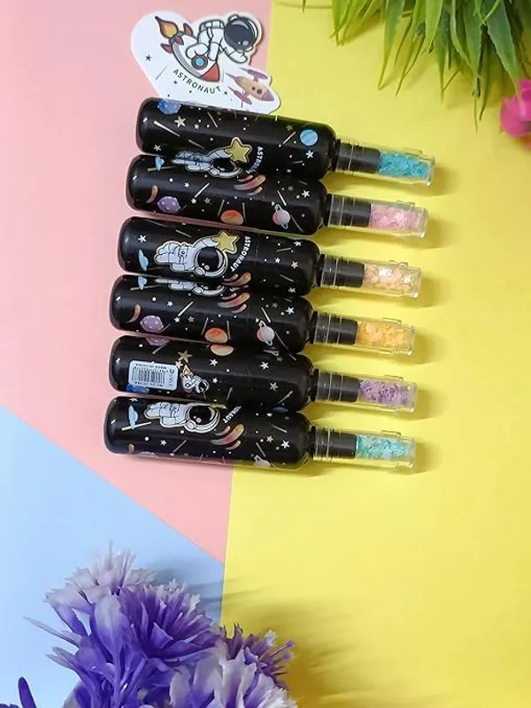 Skinplus_Astronaut_Space_Theme_Bottle_Shape_Highlighters_Set_Of_6_Fine_Grip_Marker_Pen_Ideal_For_Office_Stationery_Kids