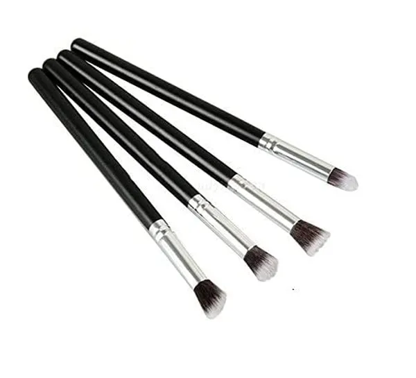 Skinplus_4_Pcs_Makeup_Brush_Eye_Shadow_Foundation_Blending_Brush_Fiber_Bristle_Brush_Black_4_Piece_In_Set