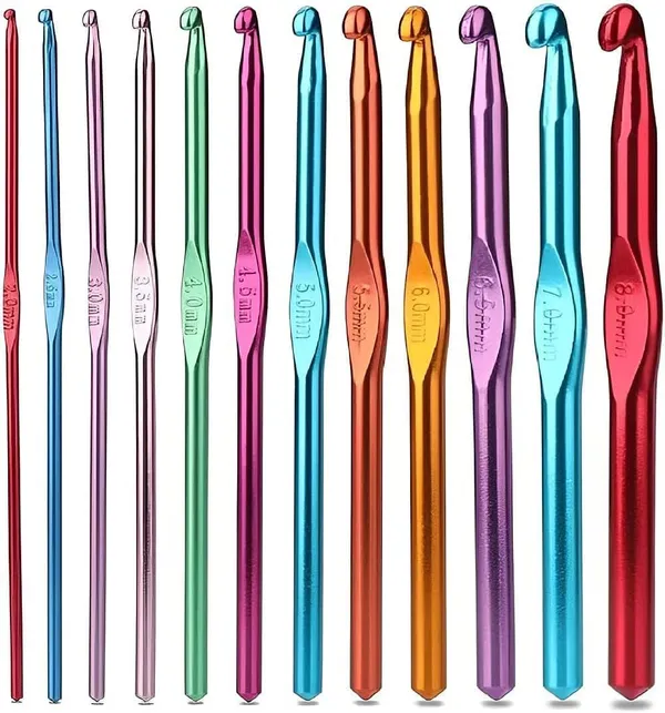 Skinplus_12Pcs_Crochet_Needles_Needle_Hook_Knitting_Kit_Needle_Set_Knitting_Needle_Set_Crochet_Set