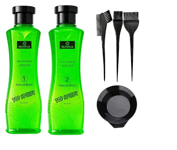 Skinplus_Top_Speedy_Natural_Fruit_Extract_Hair_Color_500Ml_X_2_With_Mixing_Bowl_And_Dye_Brush