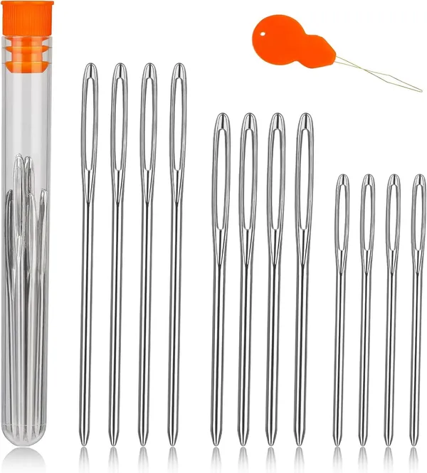 Skinplus_12_Pcs_3_Sizes_Large_Eye_Blunt_Needles_Steel_Yarn_Needle_With_Threader_Tapestry_Needle_For_Sewing_Crochet_Knitting_Embroidery_Silver