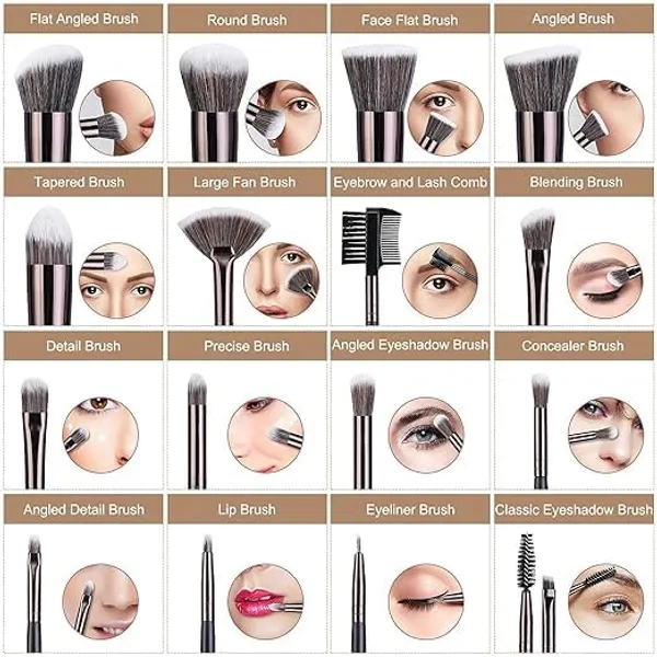 Skinplus_Professional_Makeup_Brush_Kit_16_Kabuki_Face_Brushes_With_4_Makeup_Sponges_And_Brush_Cleaner_Egg_For_Flawless_Liquid_Makeup_Black