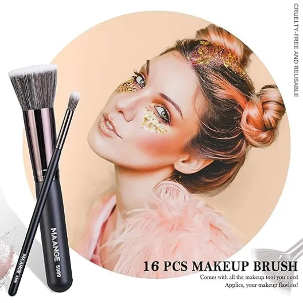 Skinplus_Professional_Makeup_Brush_Kit_16_Kabuki_Face_Brushes_With_4_Makeup_Sponges_And_Brush_Cleaner_Egg_For_Flawless_Liquid_Makeup_Black
