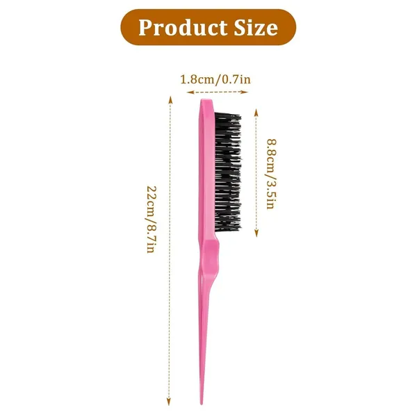Teasing_Hair_Brush_Three_Row_Salon_Bristle_Brush_Rat_Tail_2_Multicolor