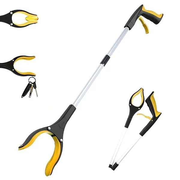Qibest_Foldable_Reacher_Grabber_Tool_With_Magnet_Lightweight_Aluminum_Long_Arm_Pickup_Tool_Litter_Picker_Trash_Grabber_Garbage_Picker_Claw_Extender_For_Elderly_Disabled