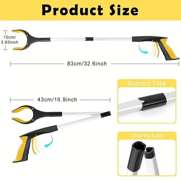 Qibest_Foldable_Reacher_Grabber_Tool_With_Magnet_Lightweight_Aluminum_Long_Arm_Pickup_Tool_Litter_Picker_Trash_Grabber_Garbage_Picker_Claw_Extender_For_Elderly_Disabled